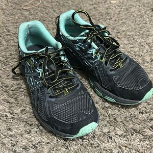 Asics Womens Gel Venture‎ 6 T7G7N Black Running Shoes Sneakers Size 6.5